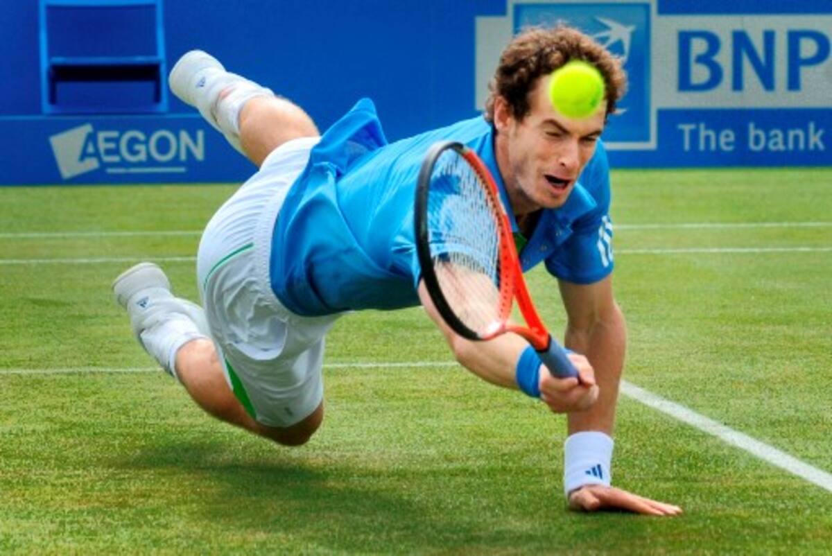 Andy Murray jugará la final del torneo de tenis de Queen's ante el francés Jo-Wilfried Tsonga. AFP