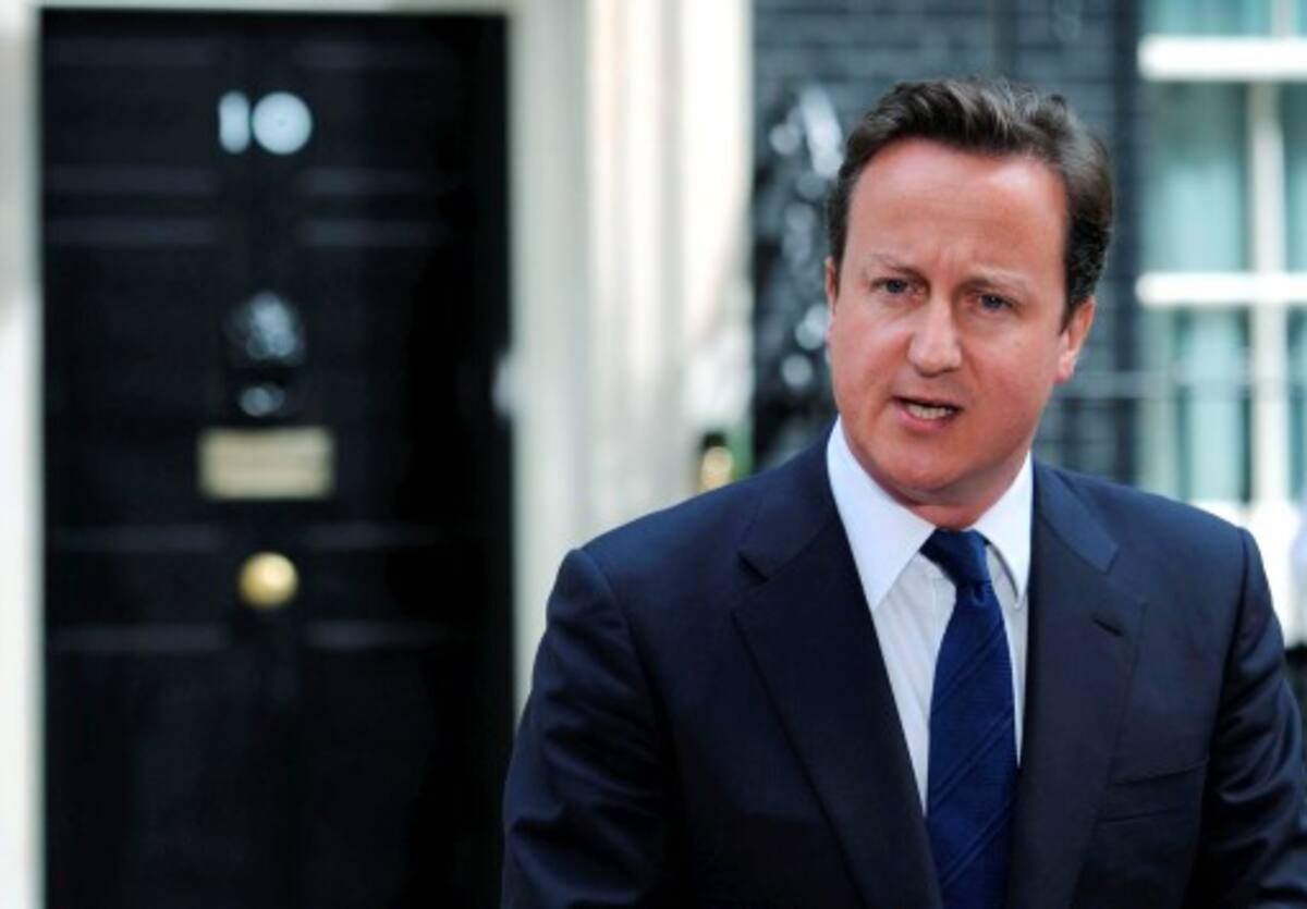 David Cameron, primer ministro británico. AP Stefan Rousseau