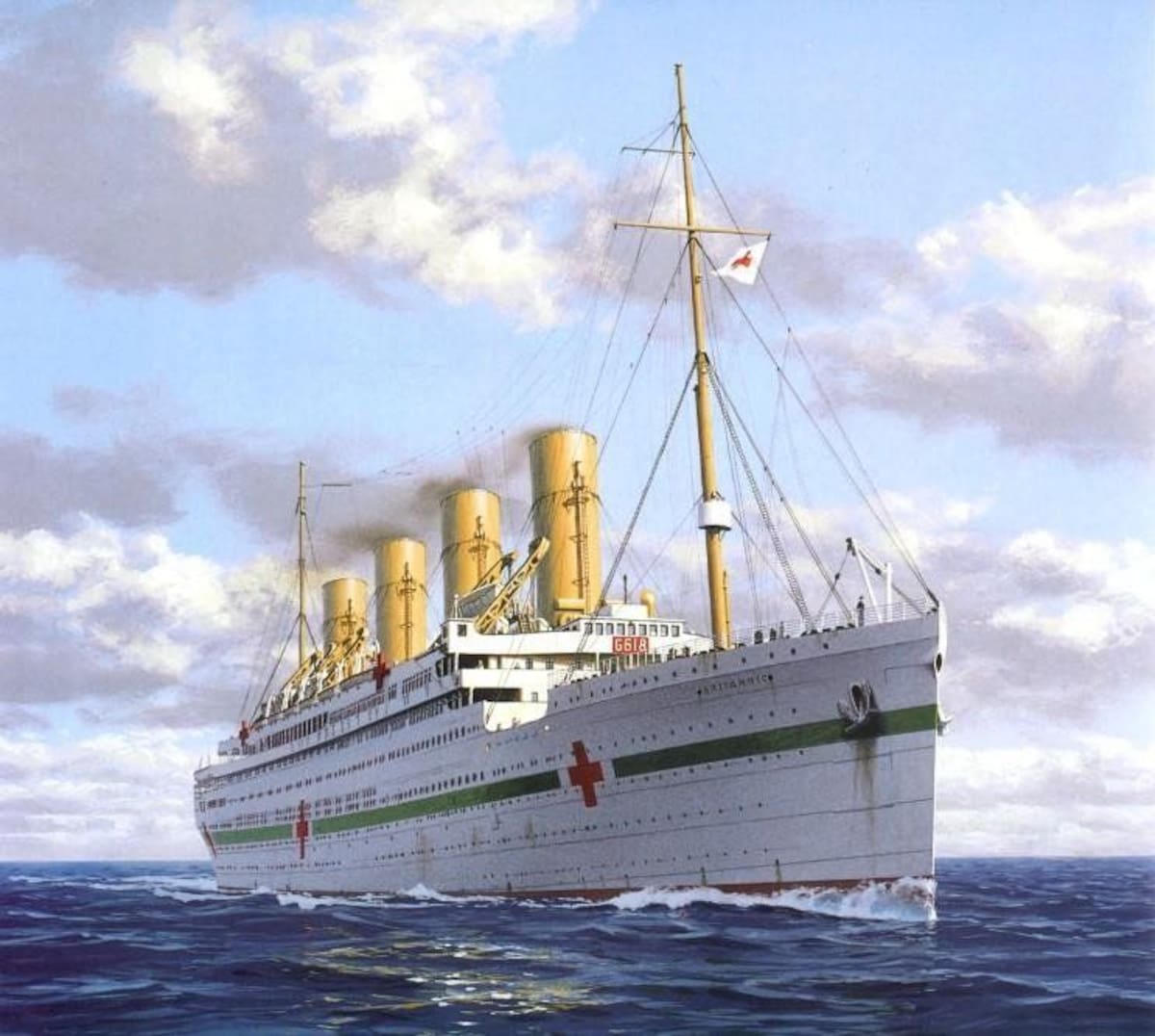Britannic, el barco "hermano" del Titanic. //Tomada de Internet