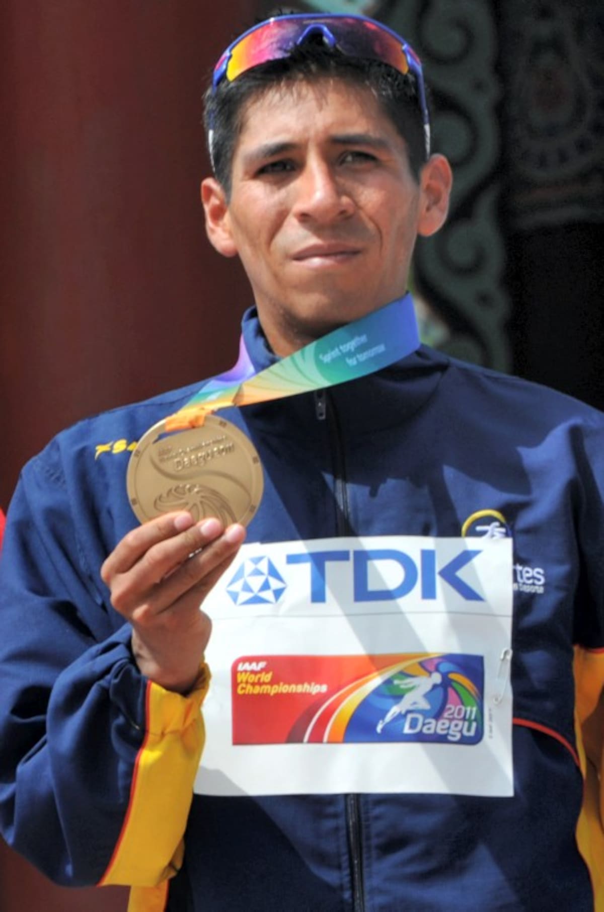 Luis Fernando Suárez, atleta colombiano AFP KIM JAE-HWAN