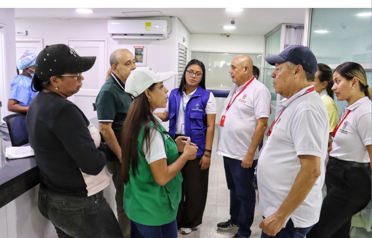 Una misión médica de la Secretaría de Salud departamental del Atlántico visitó la ESE Hospital de Repelón.//Cortesía Gobernación del Atlántico.