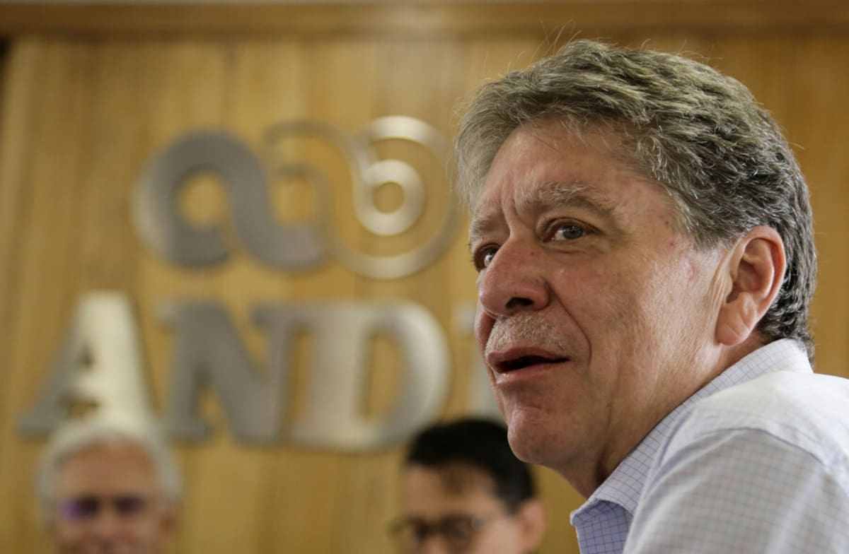 Bruce Mac Master, presidente de la Andi. // Foto: Colprensa - Catalina Olaya.