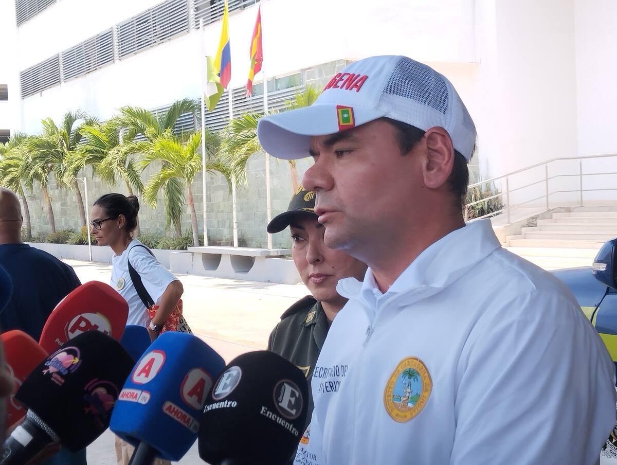 Bruno Hernández, secretario del Interior y Convivencia Ciudadana del Distrito de Cartagena. // Foto. Óscar Díaz - El Universal.