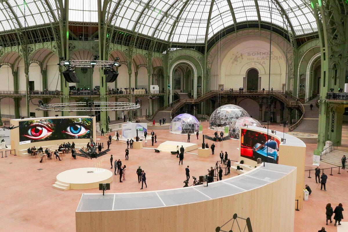 Cumbre sobre la inteligencia artificial que se celebra en París. //EFE