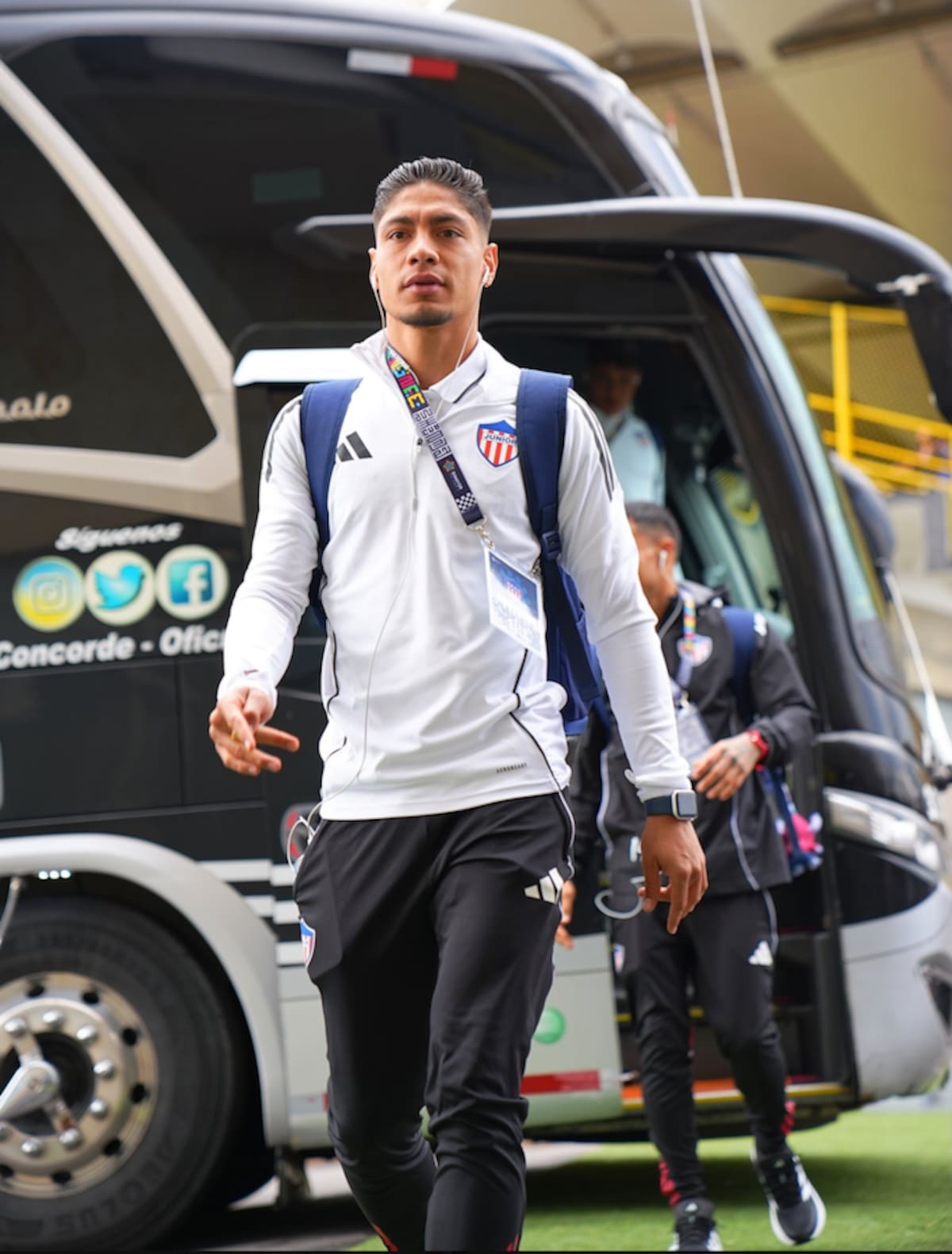 Bryan Castrillón, extremo del equipo Junior de Barranquilla.//Cortesía @JuniorClubSA.