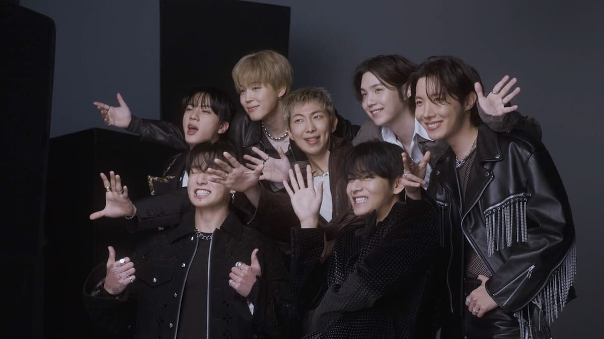 BTS con el concepto de su nuevo álbum Arirang. // Hybe IG