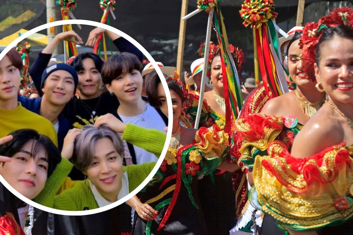 Video: BTS sonó en el Carnaval de Barranquilla emocionando a sus seguidores