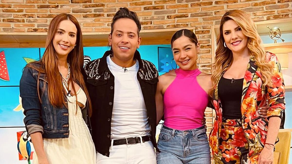 Presentadores Buen Día Colombia. //Foto: IG @buendiacolombia.