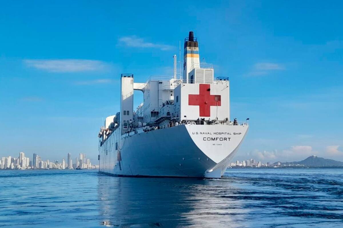 Llega buque hospital: cirugías gratis y dos puntos masivos de atención