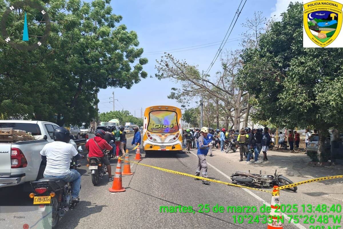 Familiares del pastor confirmaron que él era el conductor de la moto.