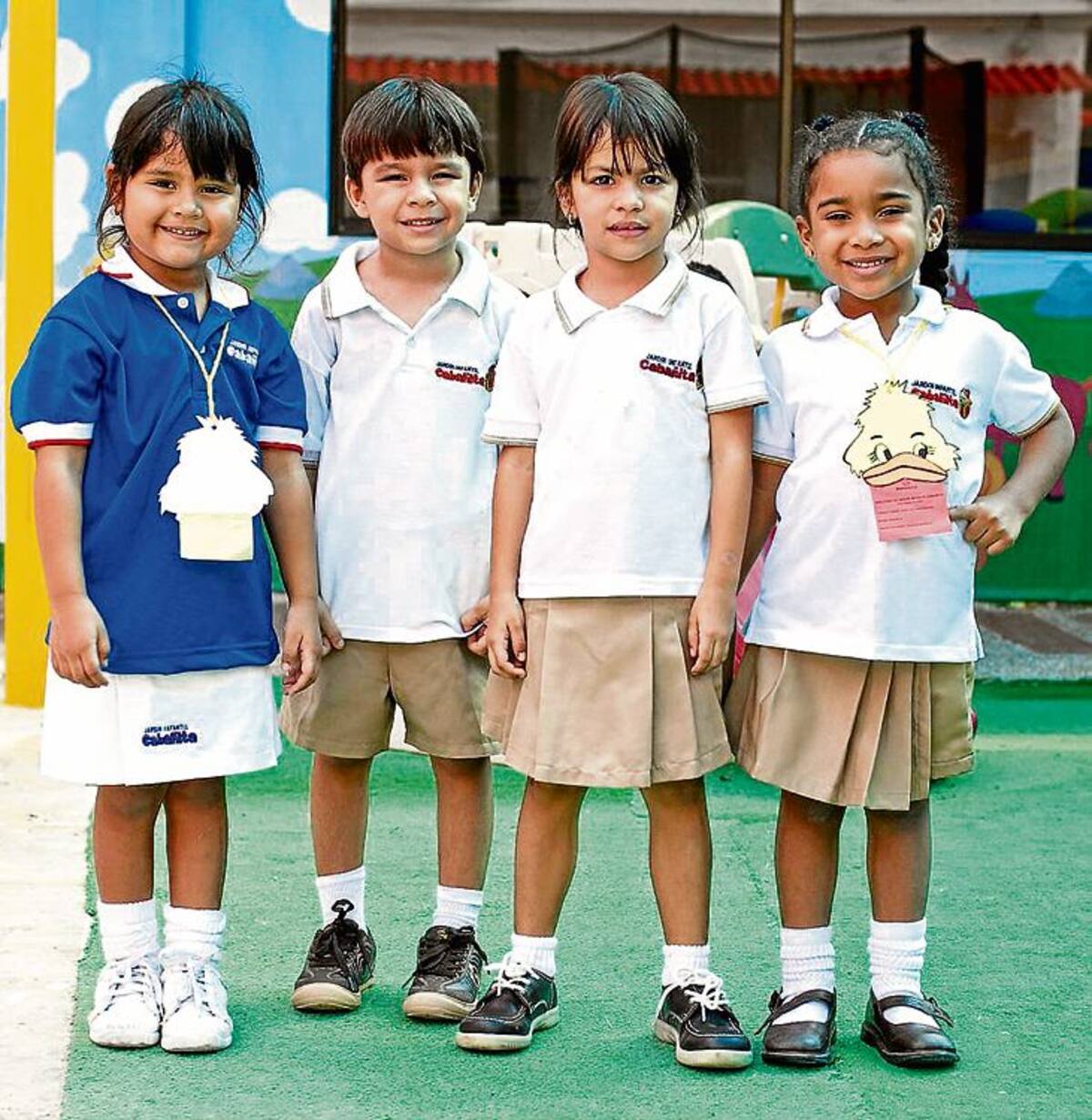 Samantha Martínez, Juan Gerónimo Ochoa, María Mónica Hernández y Sofía del Mar Ospino. Cortesía