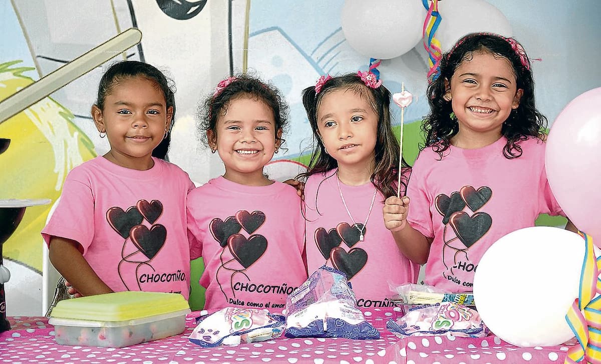 Valentina Lagares, Gabriela Mathar, Alany Estrada y Alejandra Jiménez.