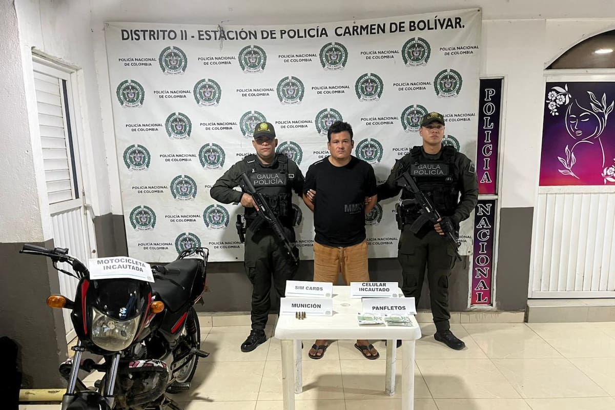 Cayó cabecilla del Clan del Golfo en Bolívar: extorsionaba a ganaderos