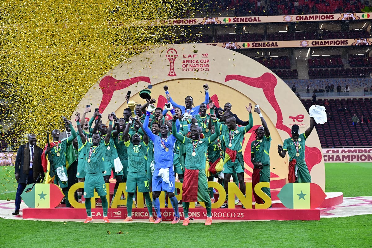 La Selección de Senegal se consagró campeona en la Copa África. //Foto, EFE: JALAL MORCHIDI