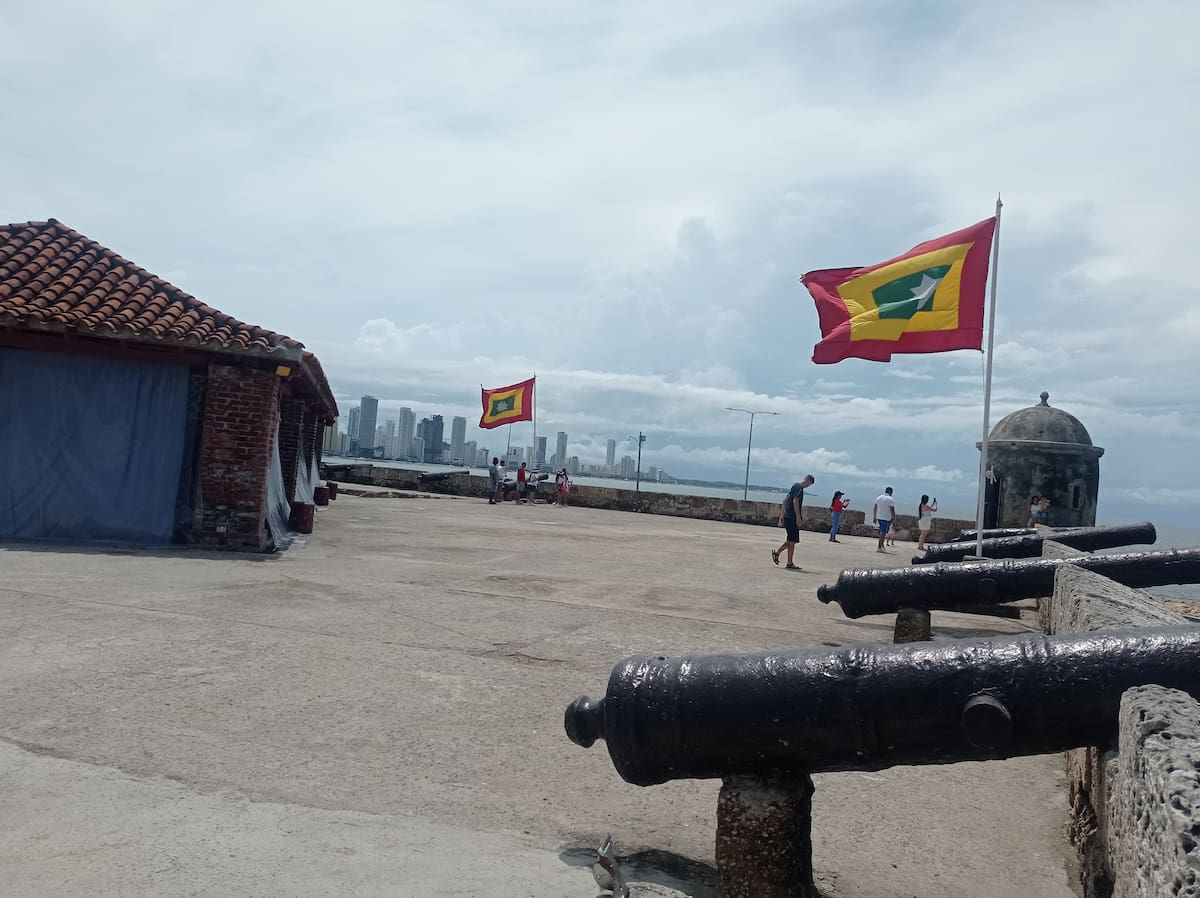 Baluarte de Santo Domingo, lugar donde se encontraba Café del Mar. // Foto Zenia Valdelamar.