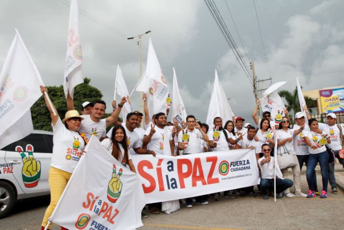 La caravana que recorre toda la Costa y que lidera el líder político Carlos Caicedo llegó a Cartagena este jueves. Julio Castaño