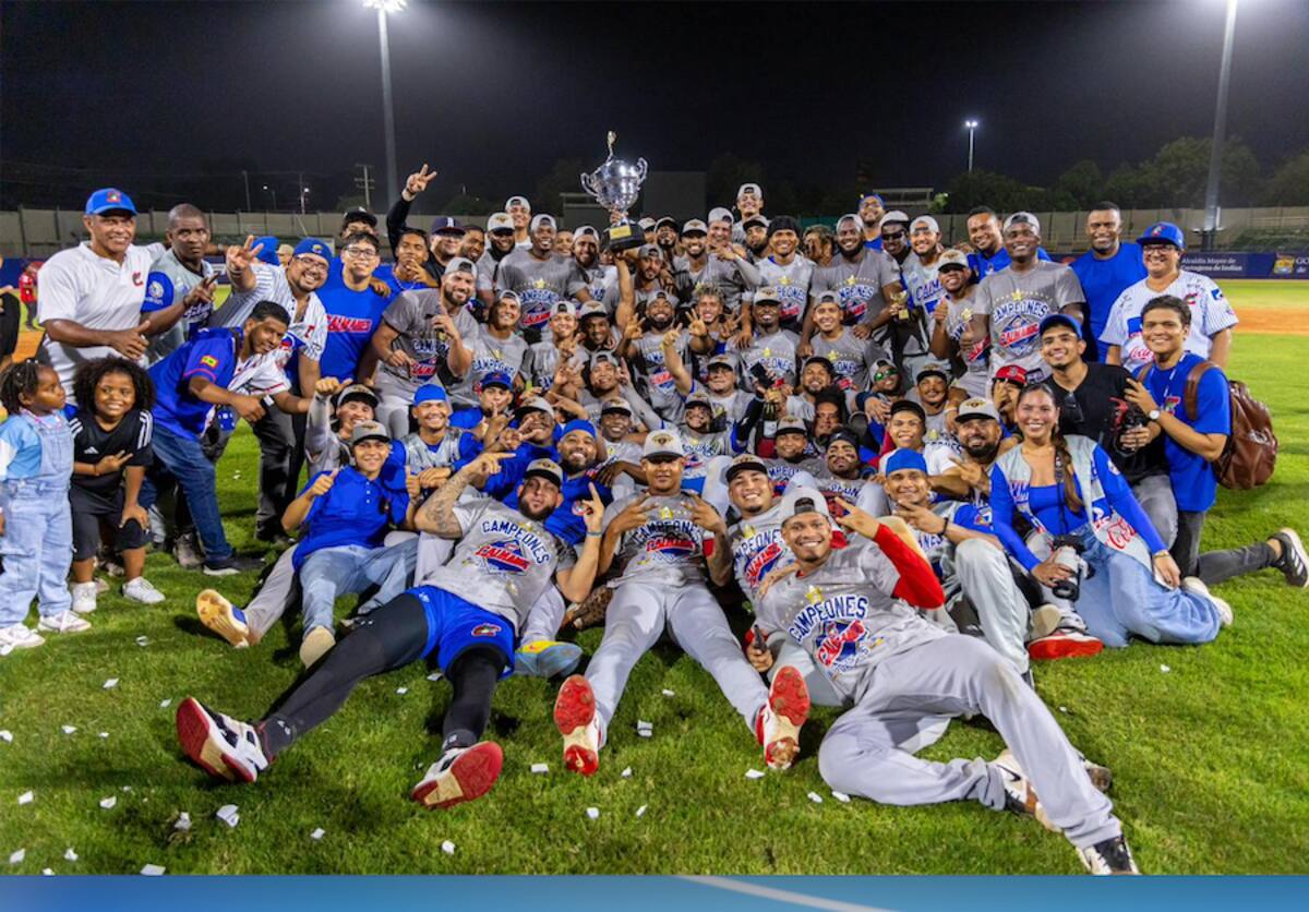 Caimanes de Barranquilla es el campeón de la Liga de Béisbol Colombiana. //Cortesía Caimanes.