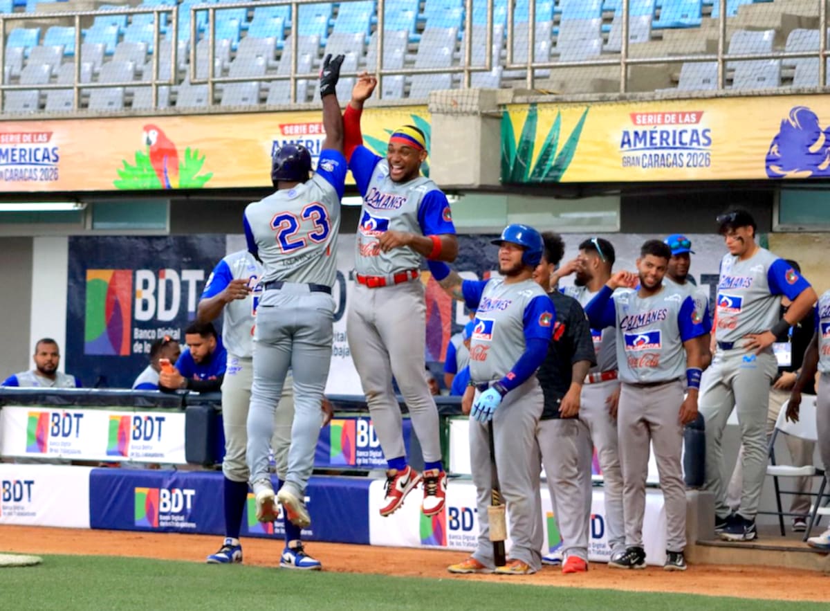 La novena Caimanes de Barranquilla se convirtió en la primera en llegar a la final de la Serie de Las Américas de Béisbol.//Cortesía Prensa Serie de Las Américas.
