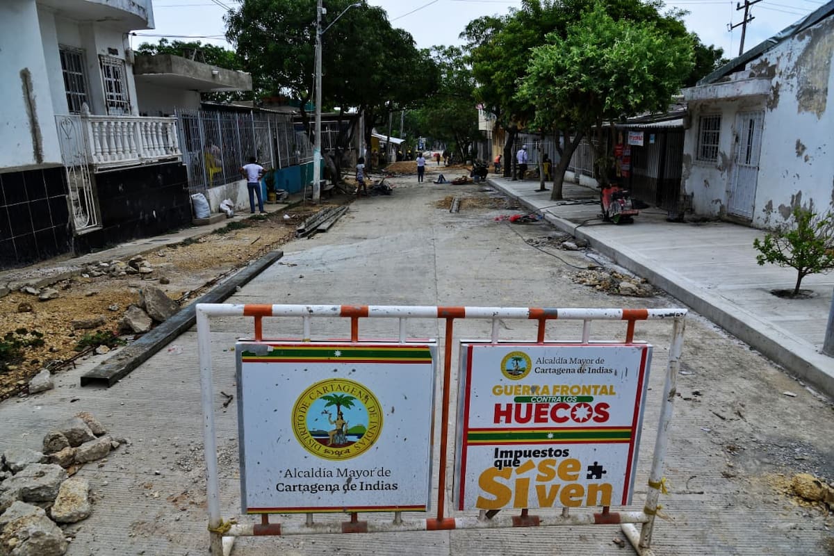 Así avanza la obra que conectará a Ciudadela 2000 y San Fernando en Cartagena
