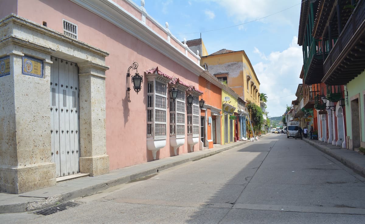 Calle de la Media Luna en Cartagena. // Foto: cortesía