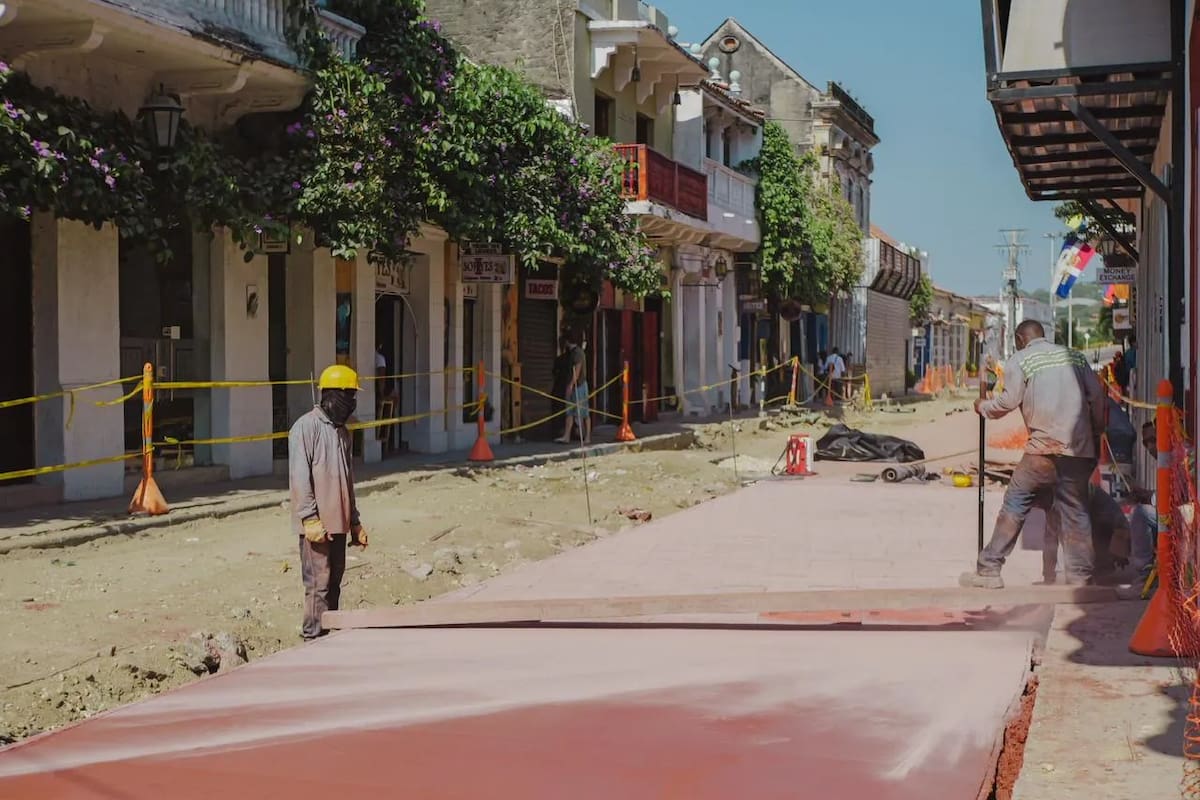 Calle de la Media Luna: Alcaldía de Cartagena reporta cómo van las obras