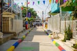 Gobernación de Bolívar entrega nueva calle pavimentada en Gustavo Lemaitre