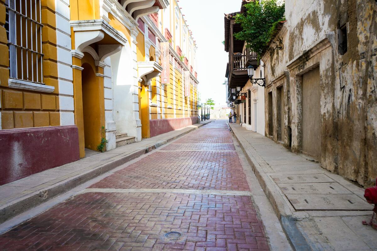 Así quedó la Calle San Juan de Dios, en el Centro Histórico.