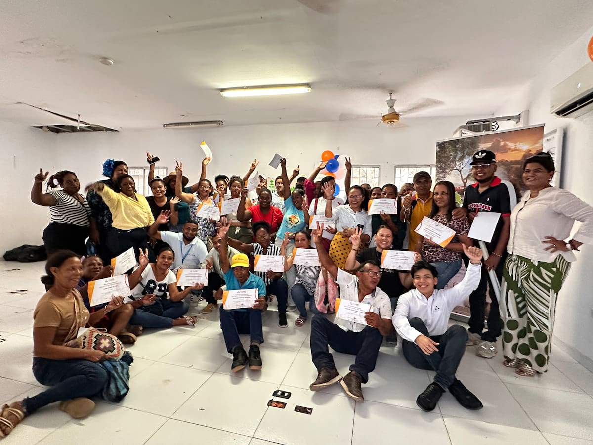 Los beneficiarios coinciden en que este tipo de programas ayudan a visibilizar y fortalecer la economía popular del municipio // CORTESÍA CÁMARA DE COMERCIO DE CARTAGENA.