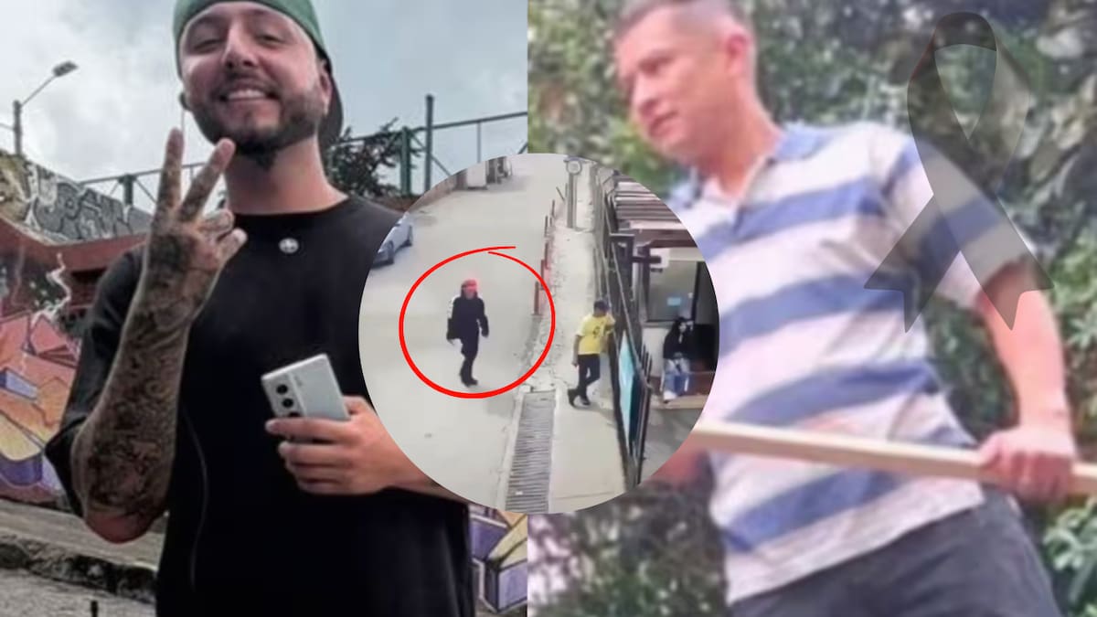 Henry Alberto Benavides Cárdenas y Nicolás Perdomo, dos de los dos miembros del grupo de producción de la serie 'Sin senos sí hay paraíso' asesinados en Bogotá. //FOTO CAPTURA DE VIDEO.