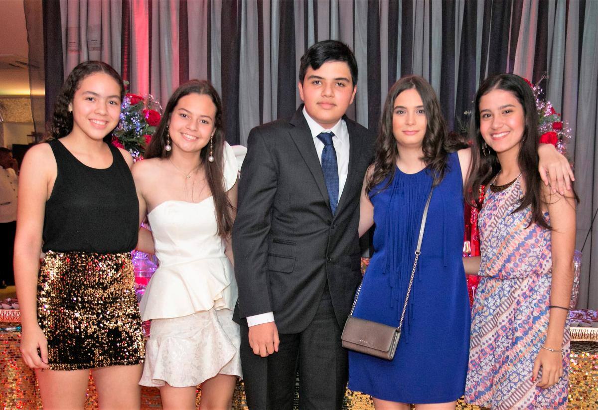 María Gabriela López, Jaime Barrios e Isabella Delgado.