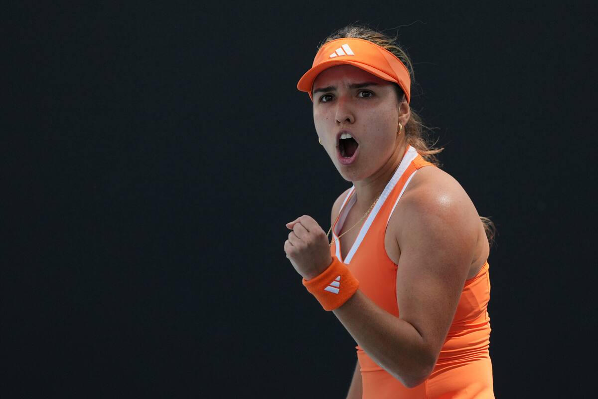 Camila Osorio cayó en primera ronda en el Abierto de Australia. //Foto, AP: Dar Yasin