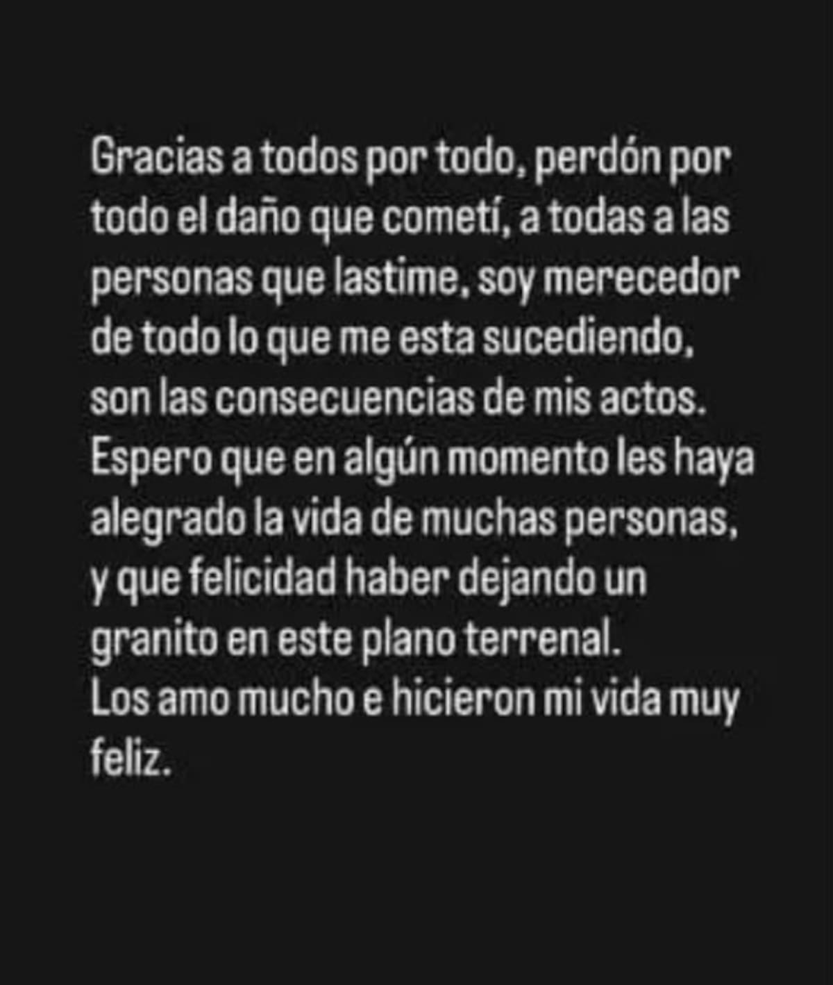 El creador de contenido publicó una reflexión en medio de la controversia que surgió tras su ruptura con María Camila Sepúlveda.// Foto tomada de IG:@camilo cifuentes962
