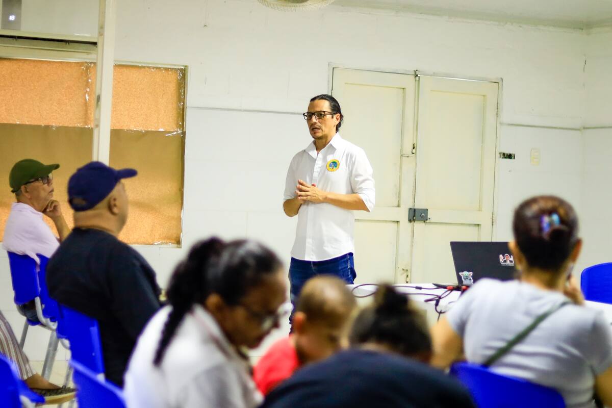 El secretario de Planeación, Camilo Rey, estuvo presente durante la socialización. // Cortesía