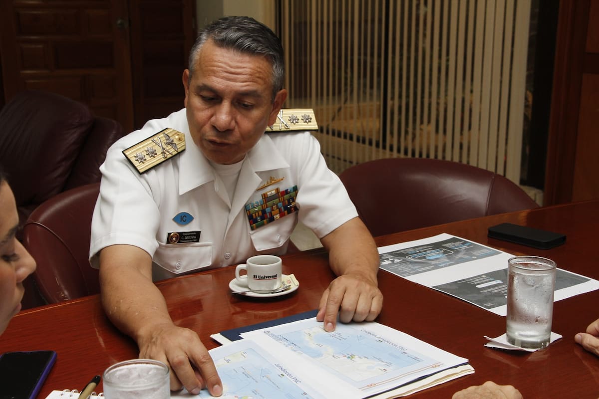 Camilo Segovia, Inspector General de la Armada de Colombia. // Foto: Zenia Valdelamar
