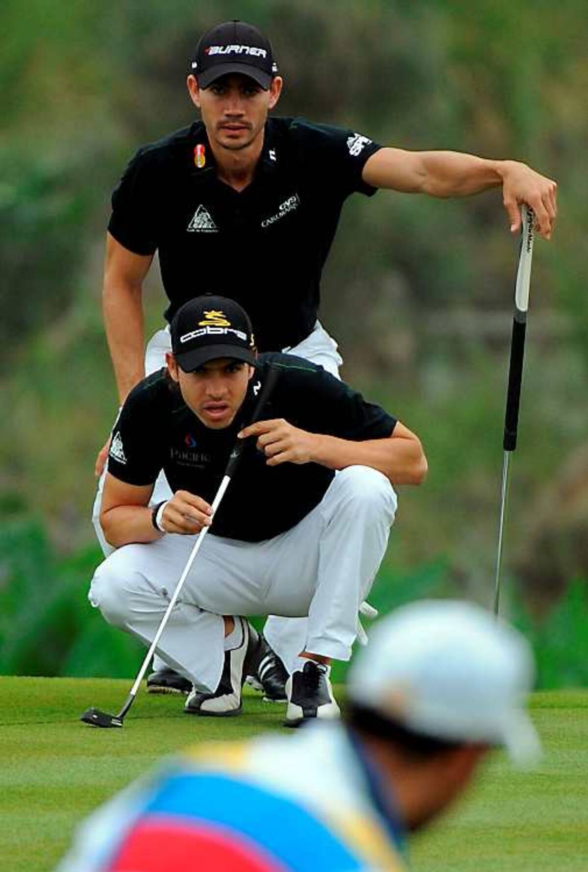 Camilo y Manuel Villegas, en representación de Colombia, cayeron a la casilla 24 en la Copa Mundo de Golf. AFP