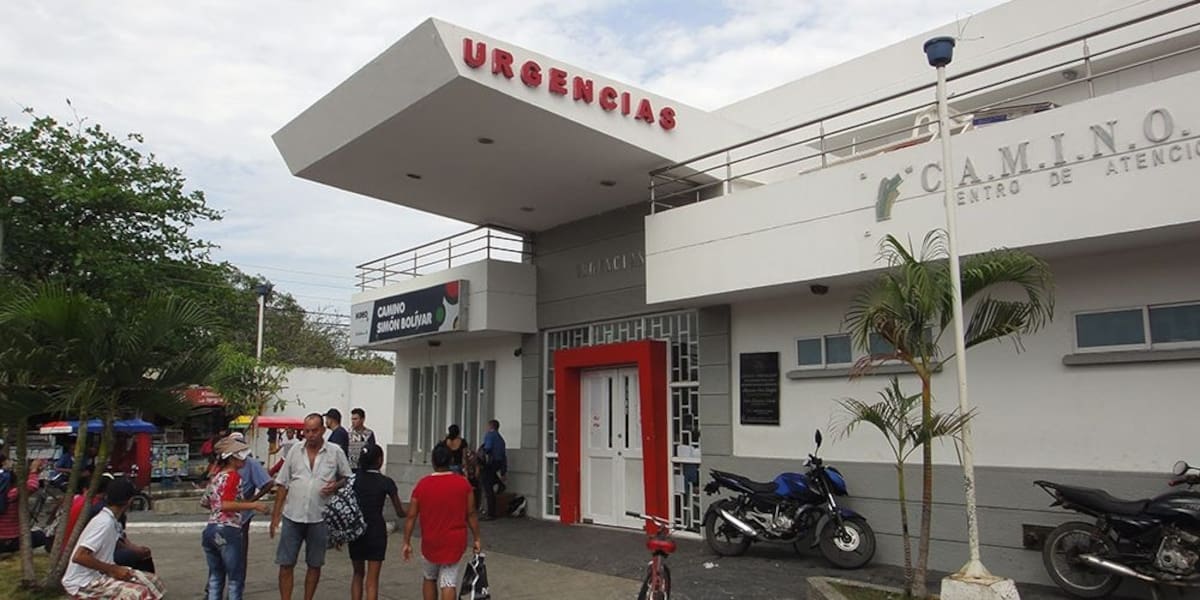 Hasta el camino Simón Bolívar de Barranquilla fue llevado Oscar Jesús Mariano Garrido, alias 'Mojarra', quien fue atacado a bala por sicarios en plena vía pública.//Cortesía.