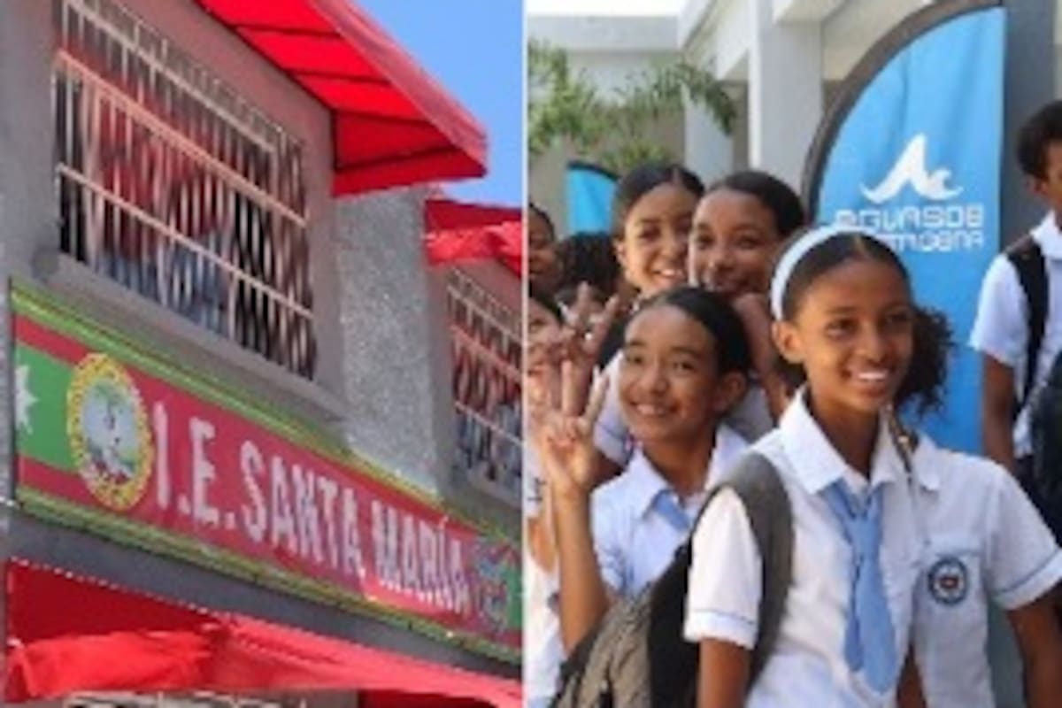Aguas de Cartagena fortalece la cultura del agua en colegio de Daniel Lemaitre