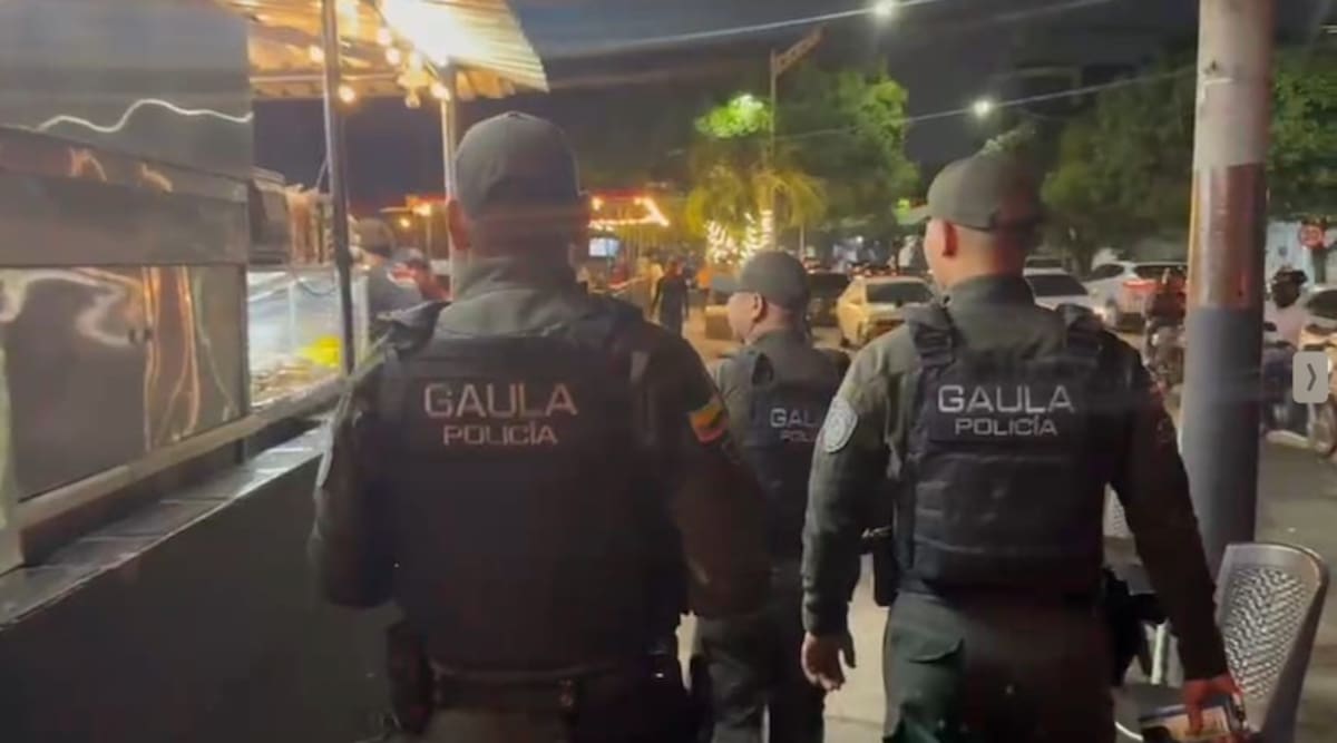 El Gaula de la Policía Nacional viene realizando la campaña en Barranquilla y sus Utrera metropolitana contra la extorsión.,//Cortesía Policía Mebar.
