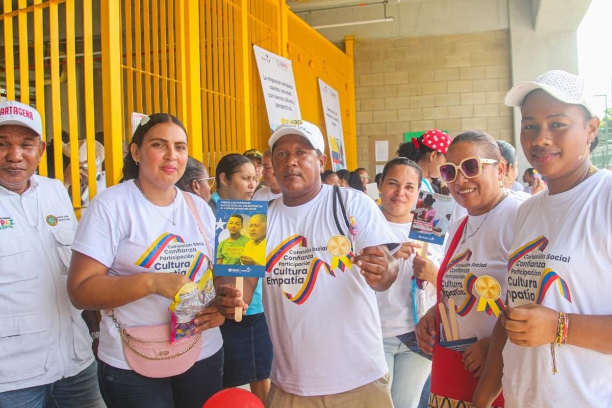 Lanzan campaña contra la xenofobia y la discriminación en Cartagena