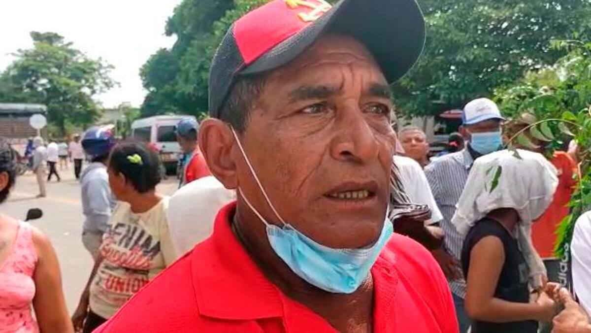 Campesino afectado de Magangué. // Cortesía.