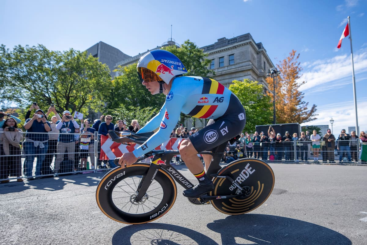Video: así fue como Remco Evenepoel ganó la contrarreloj en los Campeonatos del Mundo de ciclismo