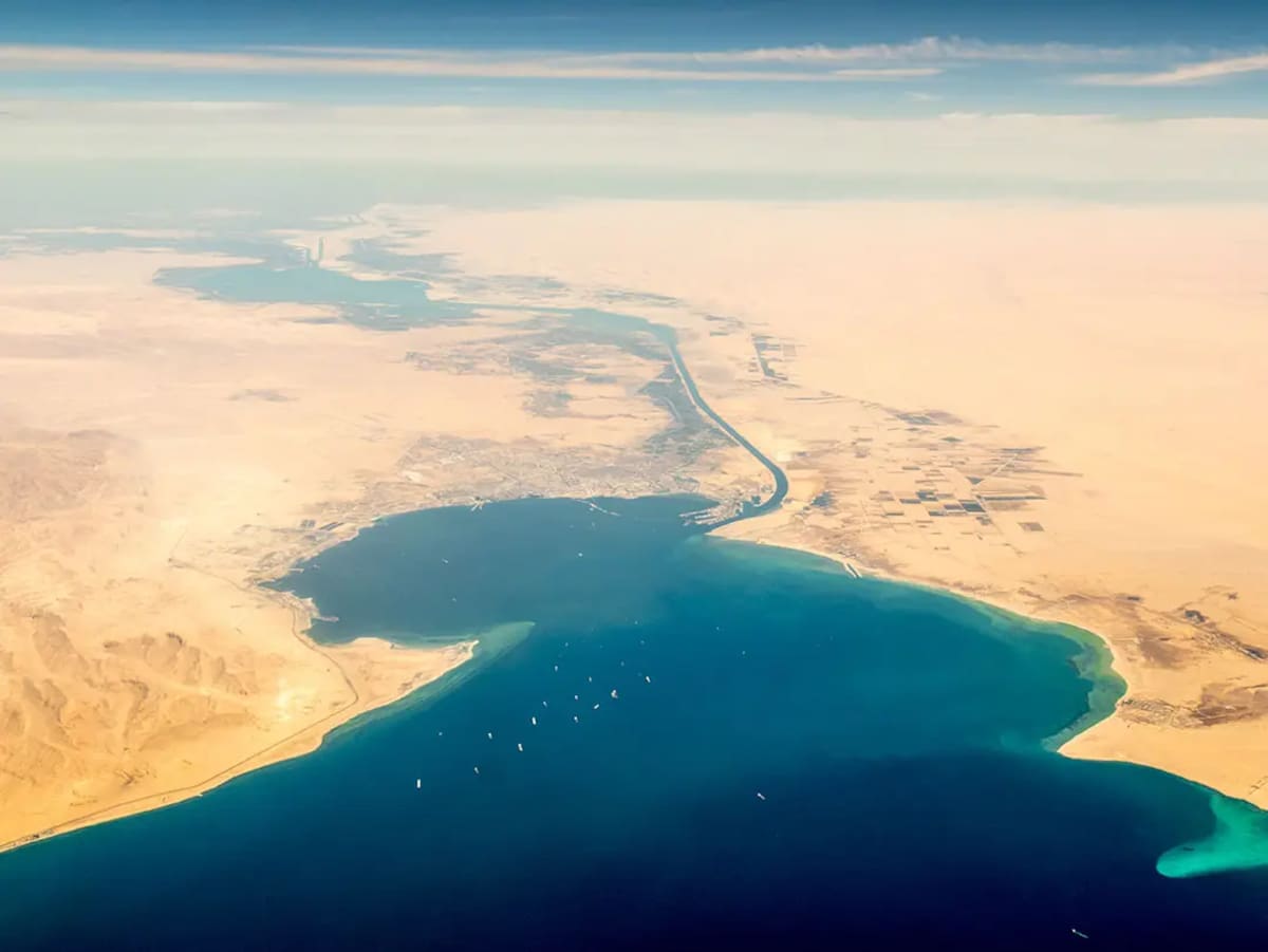 Canal de Suez. //Tomada de Internet