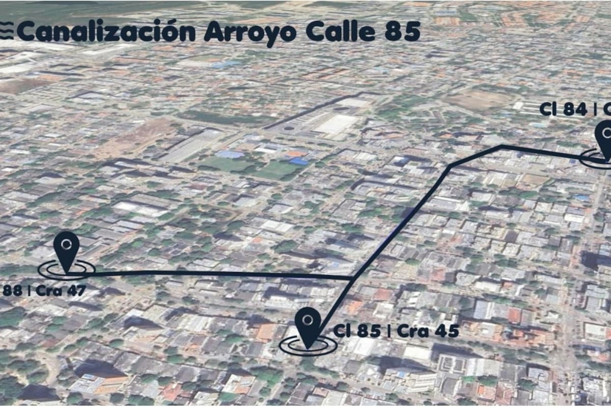 Adjudican obras para canalizar peligroso arroyo de Barranquilla