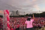 En Cartagena, más de 5.000 personas se unieron contra el cáncer de mama