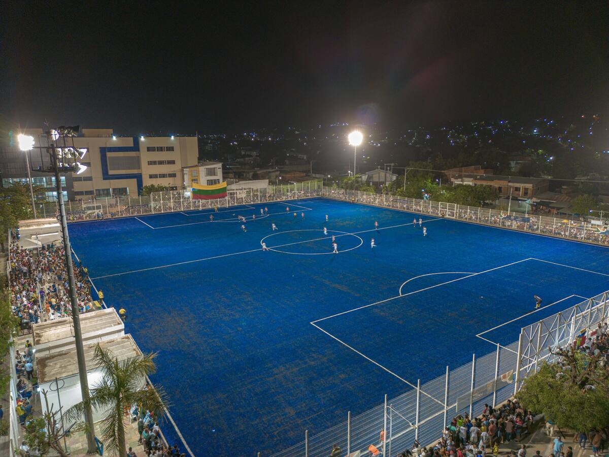Cancha 12 de Noviembre en El Carmen de Bolívar. // Foto: cortesía