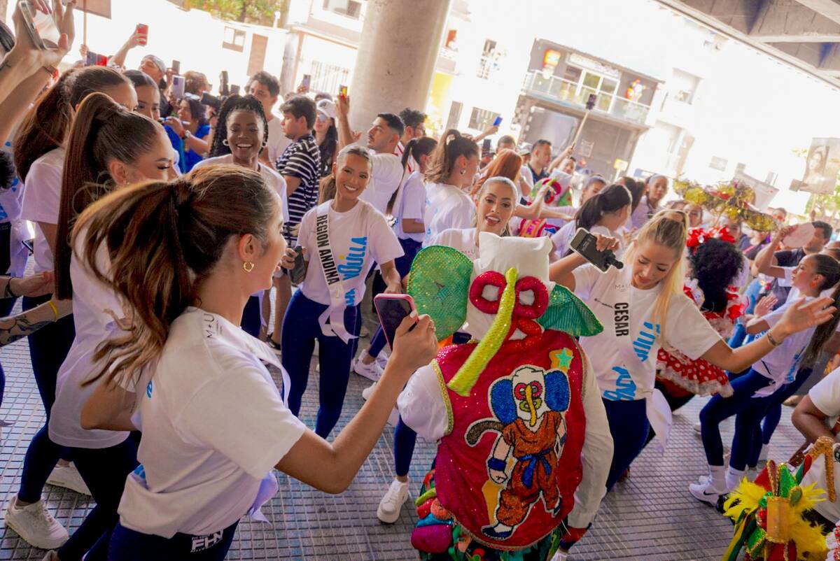 Las aspirantes a Miss Universe Colombia 2024 visitaron el Museo del Carnaval de Barranquilla.