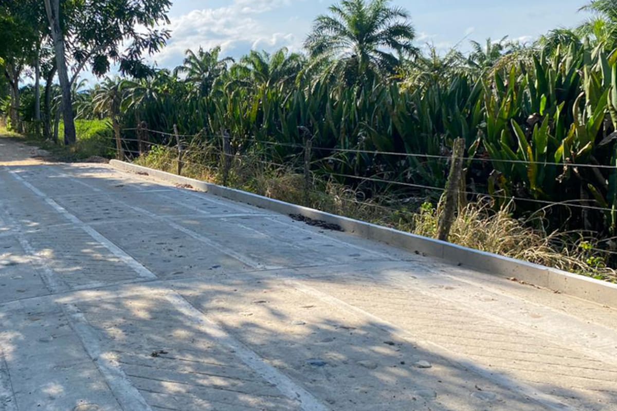 Avanzan obras en vías terciarias de Cantagallo, Bolívar