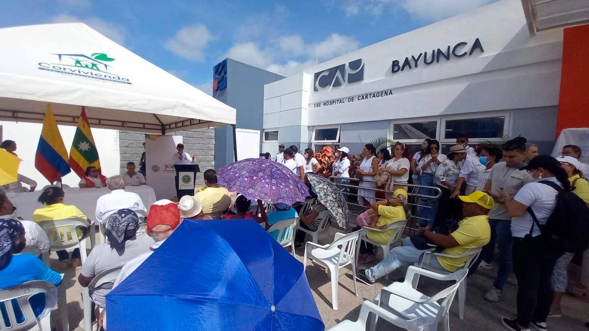 Inauguración del CAP de Bayunca. // Foto: Julio Castaño - El Universal