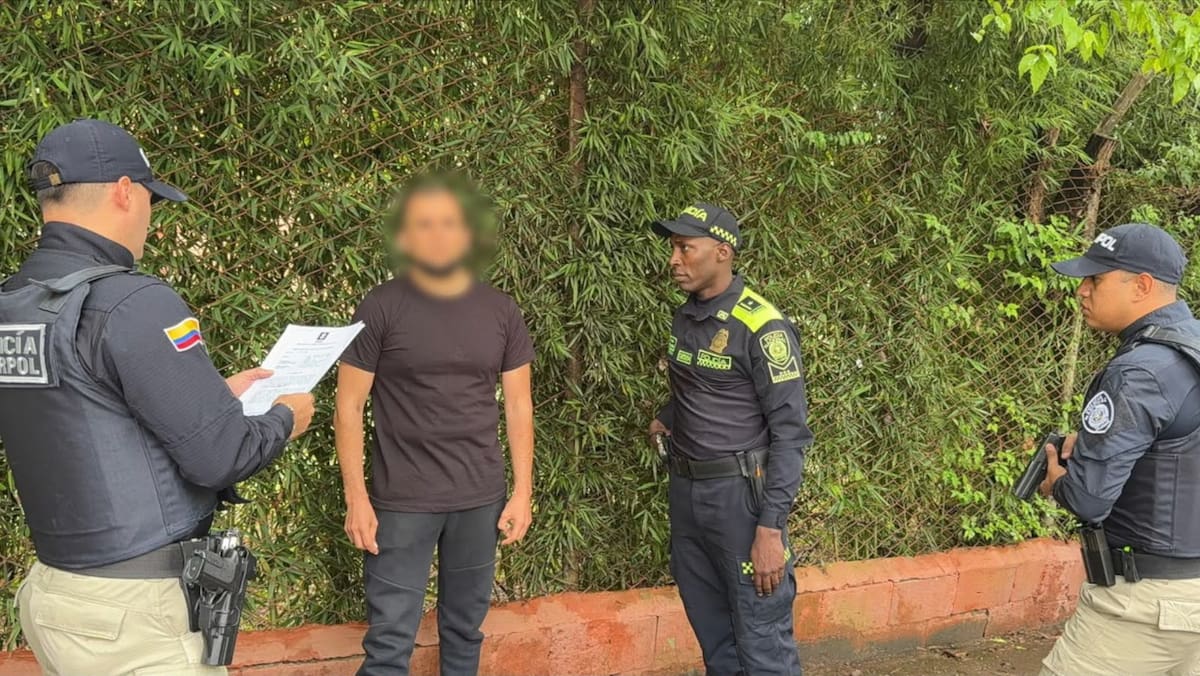 El ciudadano australiano-iraní permanecía oculto en Colombia desde diciembre de 2018. //FOTO: POLICÍA NACIONAL.