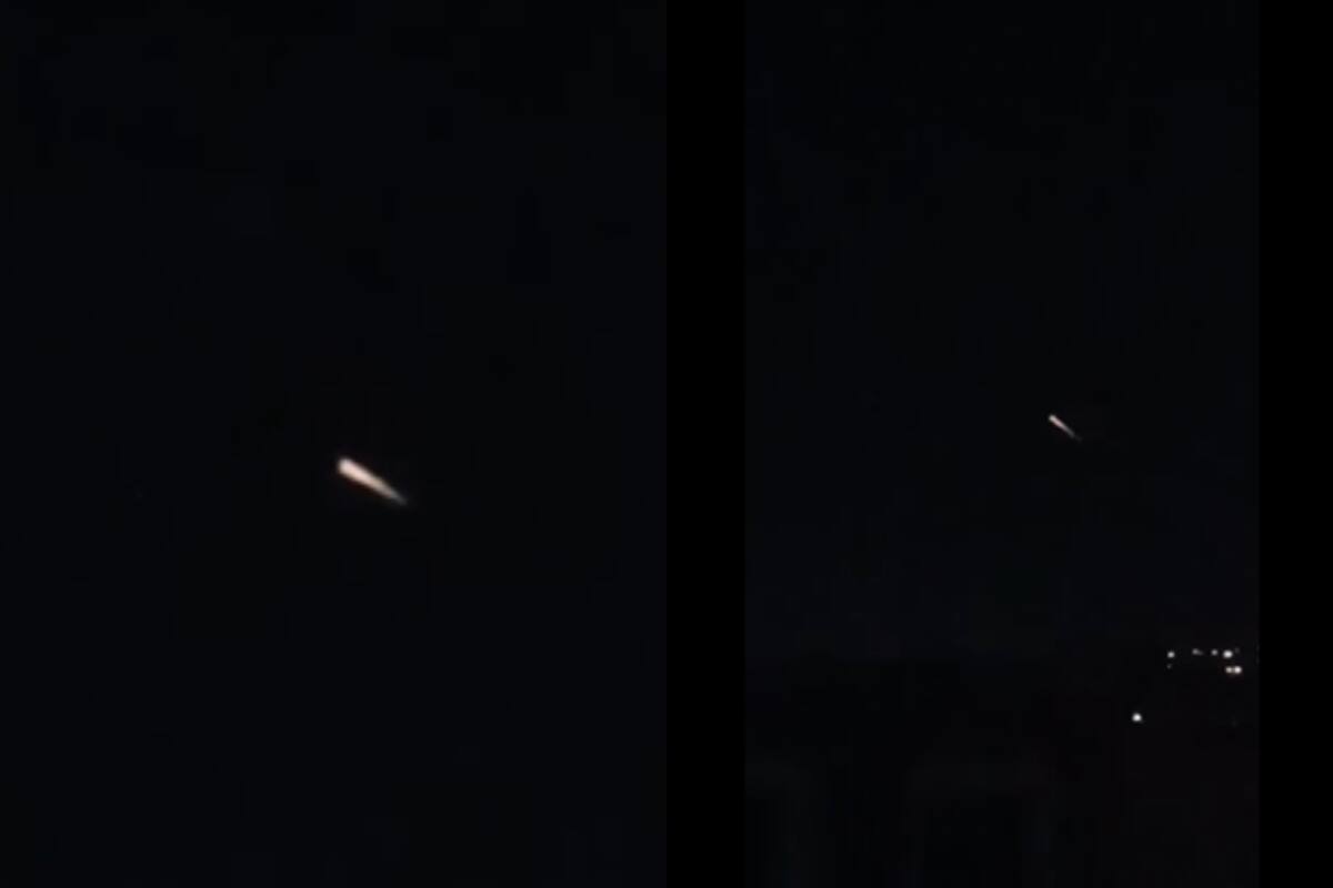 Bola de fuego en Estados Unidos fue reentrada de Cápsula espacial de la NASA